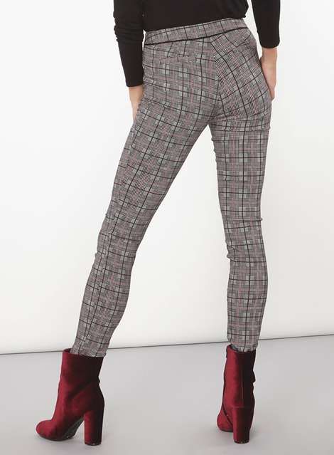 **Tall Port Check Bengaline Trousers